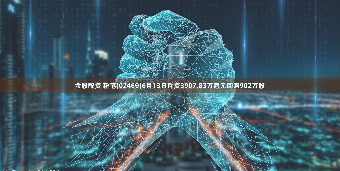 金股配资 粉笔(02469)6月13日斥资3907.83万港元回购902万股